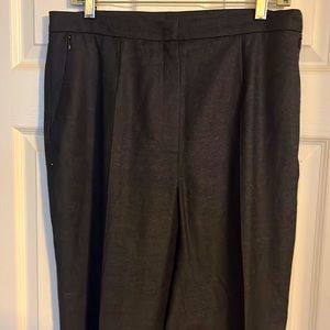 Escada Anthracite Wool And Cashmere Slacks - image 1